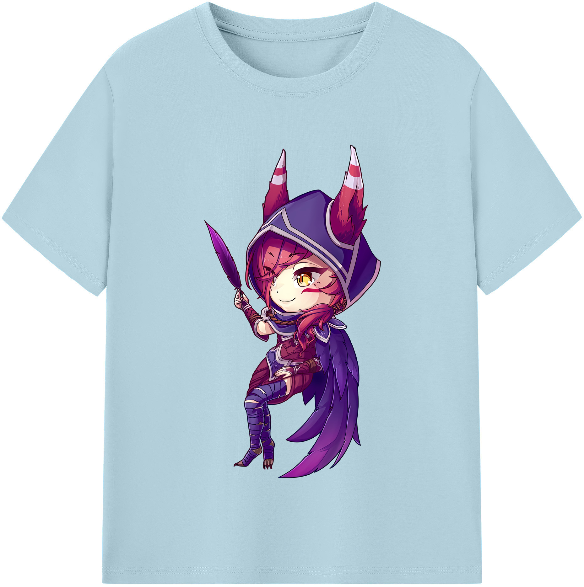 リーグ・オブ・レジェンド League of Legends LOL 綿100％半袖Tシャツ（フロントプリント）